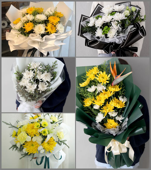 湖南湘潭湘乡市泉塘镇泥湾村白事花束代送